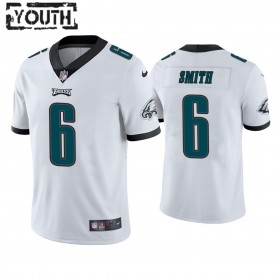 Philadelphia Eagles Tröjor DeVonta Smith 6 Nike Vit 2021 NFL Draft - Barn